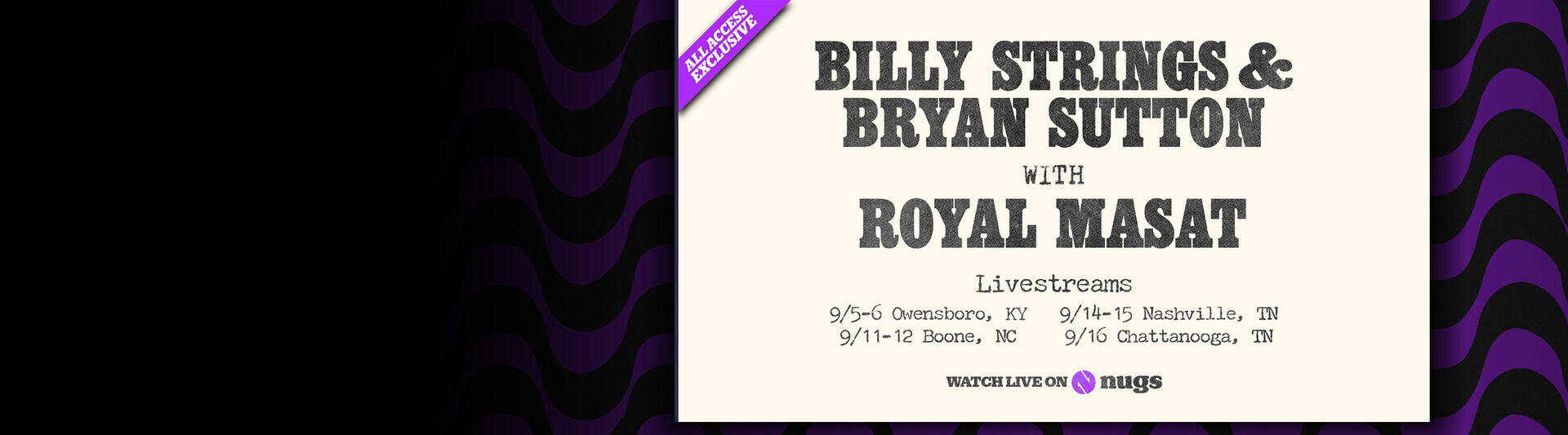 Billy Strings Trio