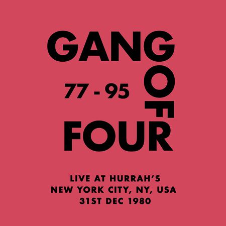 12/31/80 Live at Hurrah's, New York, NY 