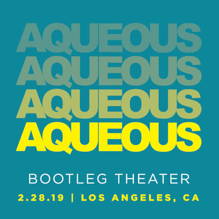 02/28/19 Bootleg Theater, Los Angeles, CA 