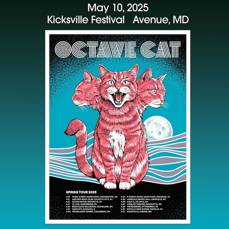 Octave Cat Live Concert Setlist at Kicksville Festival, Avenue, MD