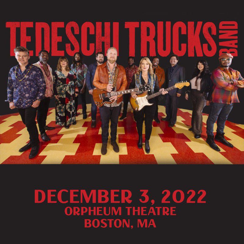 12/03/22 Orpheum Theatre, Boston, MA 