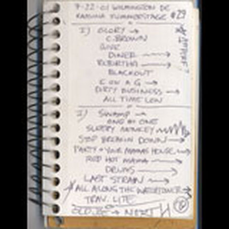 07/22/01 Kahuna Summer Stage, Wilmington, DE 