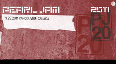 09/25/11 Pacific Coliseum, Vancouver, BC 