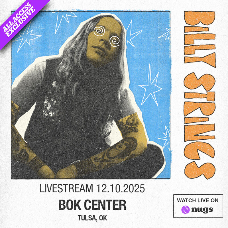 Billy Strings Live Concert Setlist at Bok Center, Tulsa, OK on 12