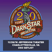 11/29/16 Jefferson Theater, Charlottesville, VA 