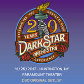 11/25/17 Paramount Theater, Huntington, NY 