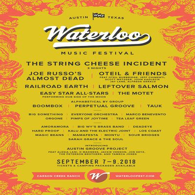09/08/18 Waterloo Festival, Austin, TX 