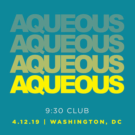 04/12/19 9:30 Club, Washington, DC 
