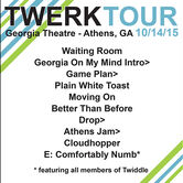 10/14/15 Georgia Theatre, Athens, GA 