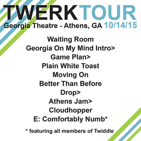 10/14/15 Georgia Theatre, Athens, GA 
