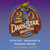 10/14/17 Riverside Theatre, Milwaukee, WI 