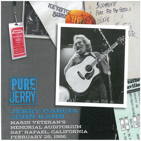 02/28/86 Pure Jerry: Marin Veteran's Memorial Auditorium, San Rafael, CA 