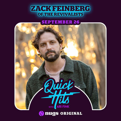 09/26/25 Quick Hits with Zack Feinberg of the Revivalists, Mt Kisco, NY 