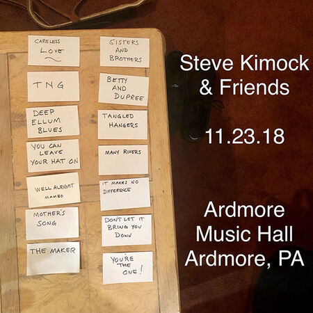 11/23/18 Ardmore Music Hall, Ardmore, PA 