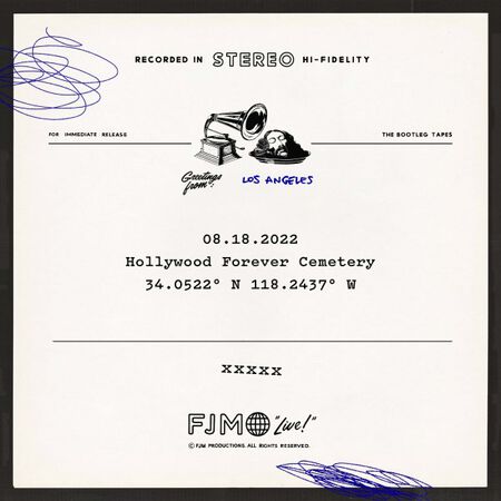 08/18/22 Hollywood Forever Cemetery, Los Angeles, CA 