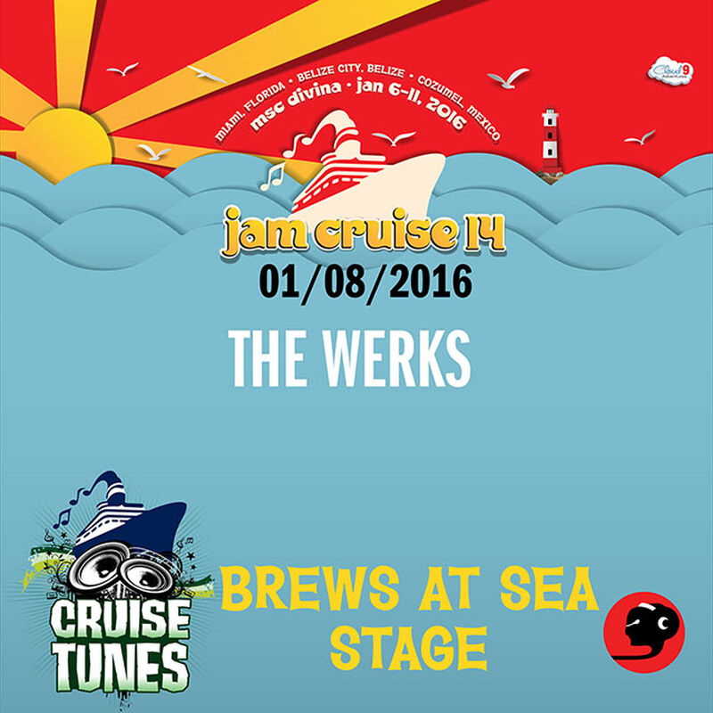 01/08/16 Brews at Sea Stage, Jam Cruise, US 