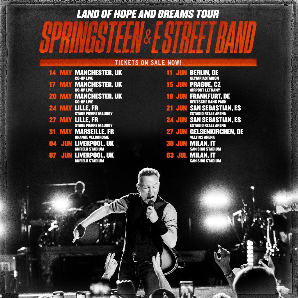 Bruce Springsteen Bruce Springsteen 2025 Europe Tour Audio (16