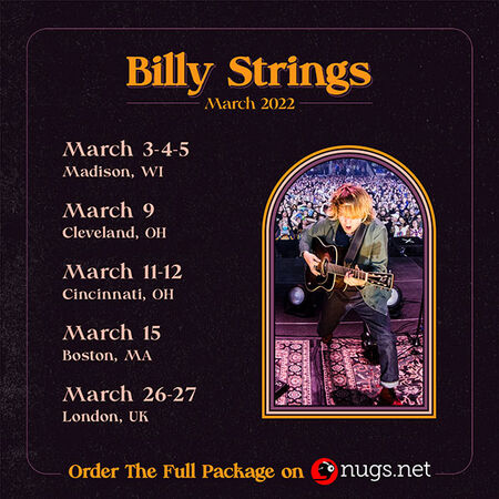03/12/22 Andrew J Brady Music Center, Cincinnati , OH 