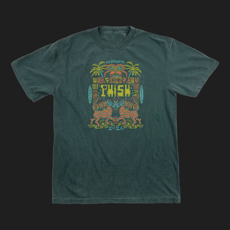Phish Riviera Maya &rsquo;26 Jaguar Gates Tee