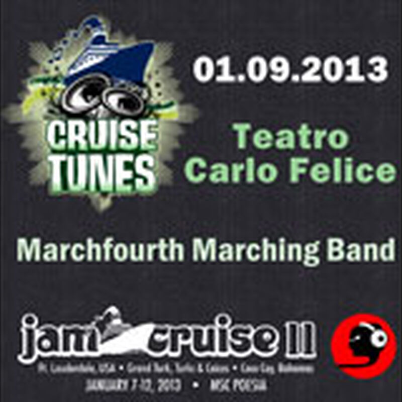 01/09/13 Teatro Carlo Felice, Jam Cruise, US 
