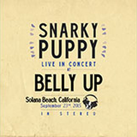 09/23/15 Belly Up, Solana Beach, CA 