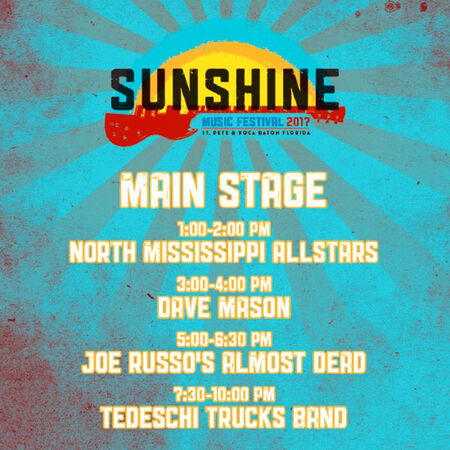 01/14/17 Sunshine Music Festival , St. Petersburg, FL 