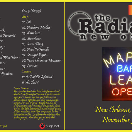 11/03/84 The Maple Leaf, New Orleans, LA 