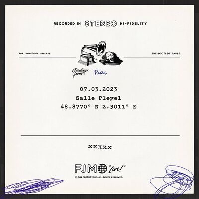 03/07/23 Salle Pleyel, Paris, France 
