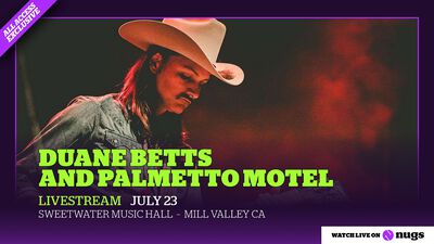 07/23/25 Sweetwater Music Hall, Mill Valley, CA 