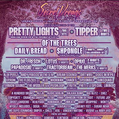 07/17/25 Secret Dreams Music and Arts Festival, Thornville, OH 