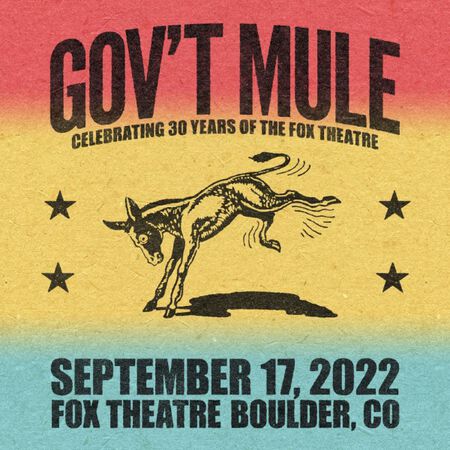 09/17/22 Fox Theatre, Boulder, CO 