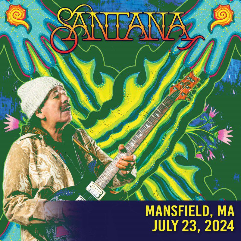 Carlos santana xfinity center top