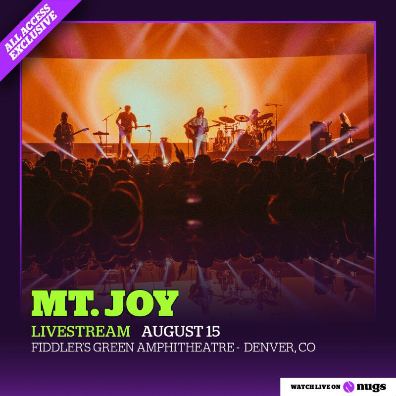 ミュージック meju 30th BEST SPECIAL COUNTDOWN LIVE Mt. Joy Live Concert Setlist at Fiddler's Green Amphitheatre