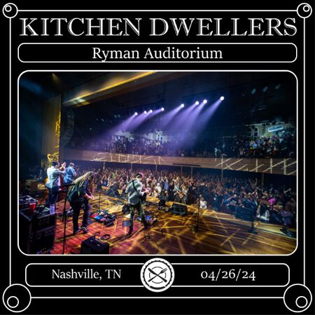 04/26/24 Ryman Auditorium, Nashville, TN 