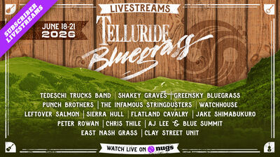 06/20/26 Telluride Bluegrass Festival, Telluride, CO 