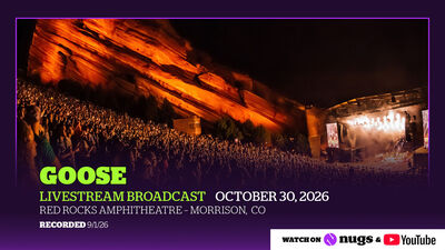 10/30/26 Premiere of 9-1-2026: Red Rocks Amphitheatre, Morrison, CO 