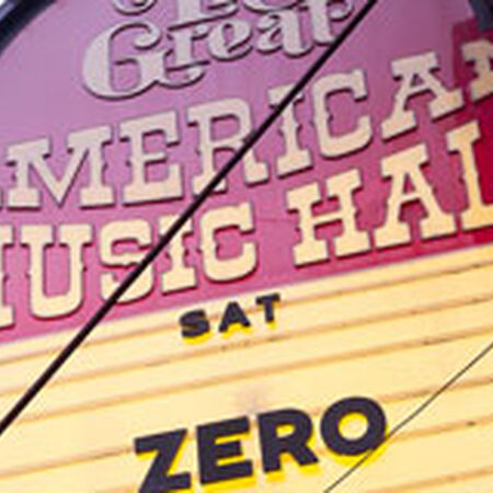 03/05/11 Great American Music Hall, San Francisco, CA 