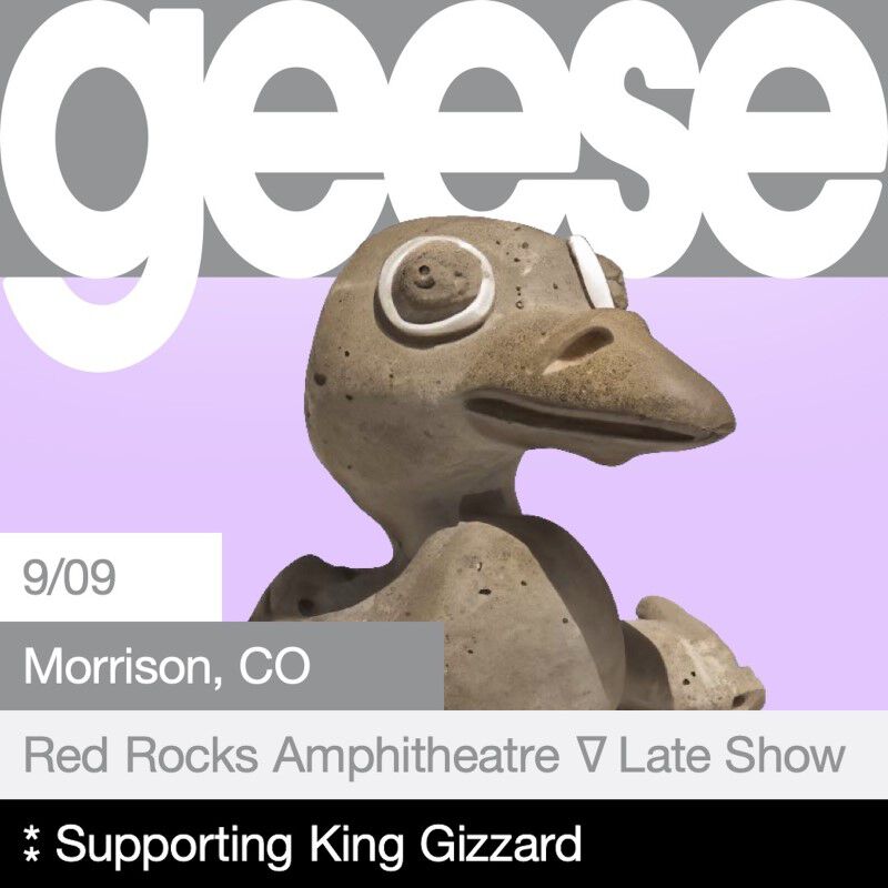 09/09/24 Red Rocks Amphitheatre - Late Show, Morrison, CO 