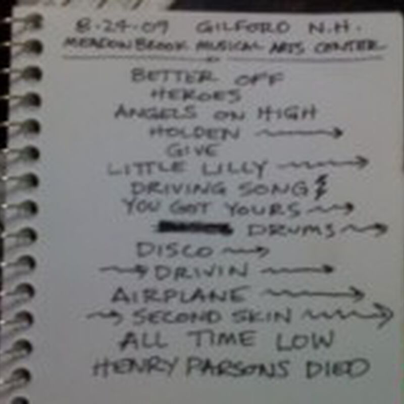 08/24/09 Meadowbrook US Cellular Pavilion, Gilford, NH 