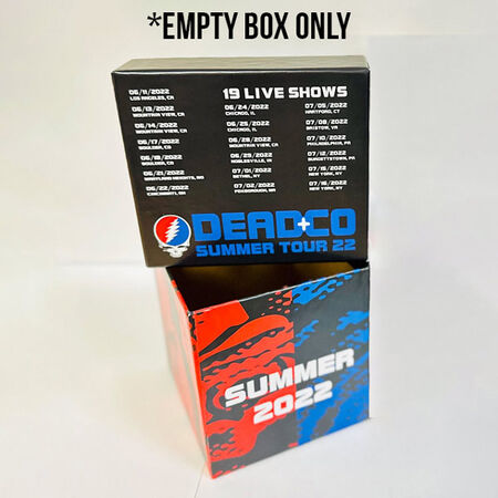 Dead & Company Summer 2022 Box (empty)