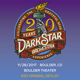 09/28/17 Boulder Theater, Boulder, CO 