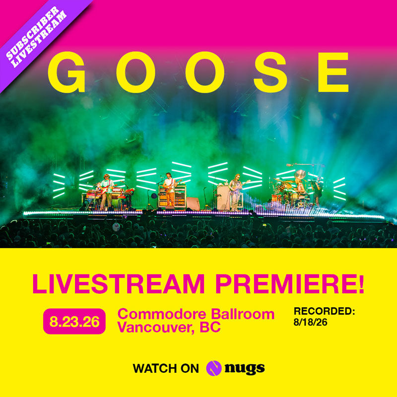 08/23/26 Premiere of 8-18-2026 Commodore Ballroom, Vancouver, BC 