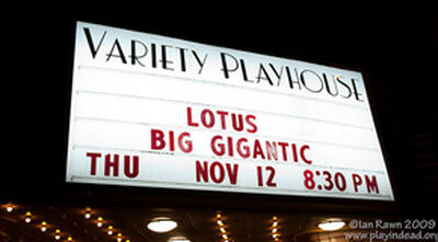 11/12/09 Variety Playhouse, Atlanta, GA 