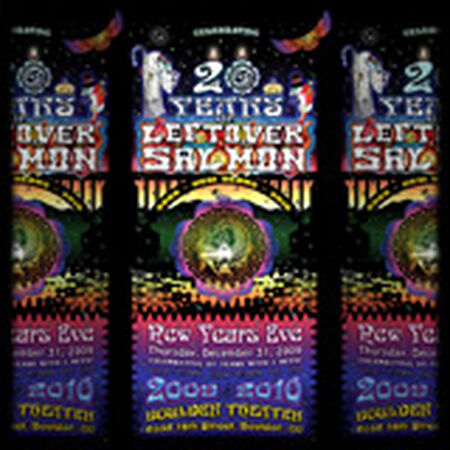 12/31/09 Boulder Theater, Boulder, CO 
