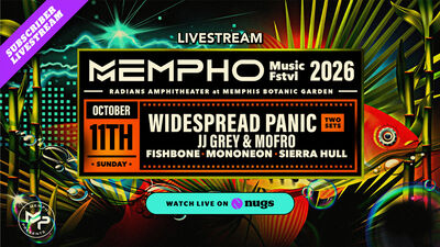 10/11/26 Radians Amphitheater at Memphis Botanic Garden, Memphis, TN 
