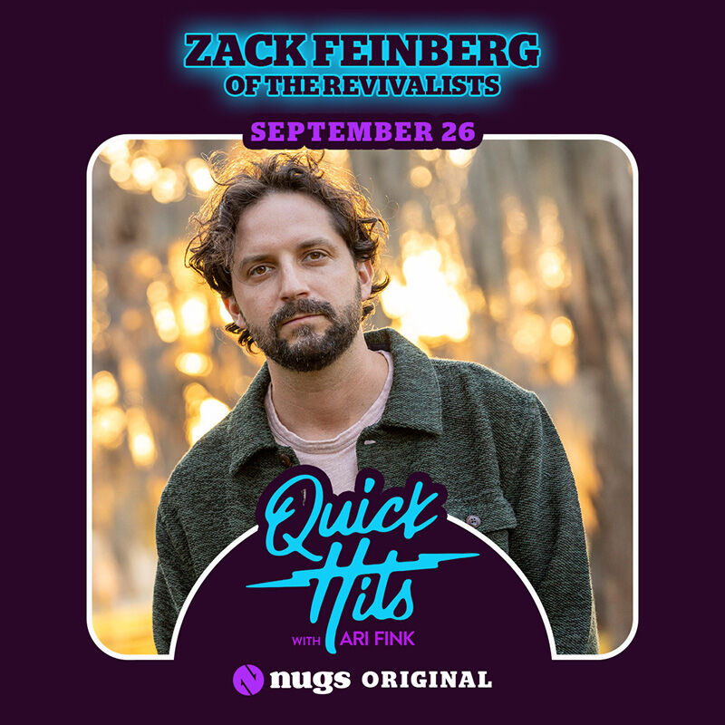 09/26/25 Quick Hits with Zack Feinberg of the Revivalists, Mt Kisco, NY 