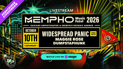 10/10/26 Radians Amphitheater at Memphis Botanic Garden, Memphis, TN 