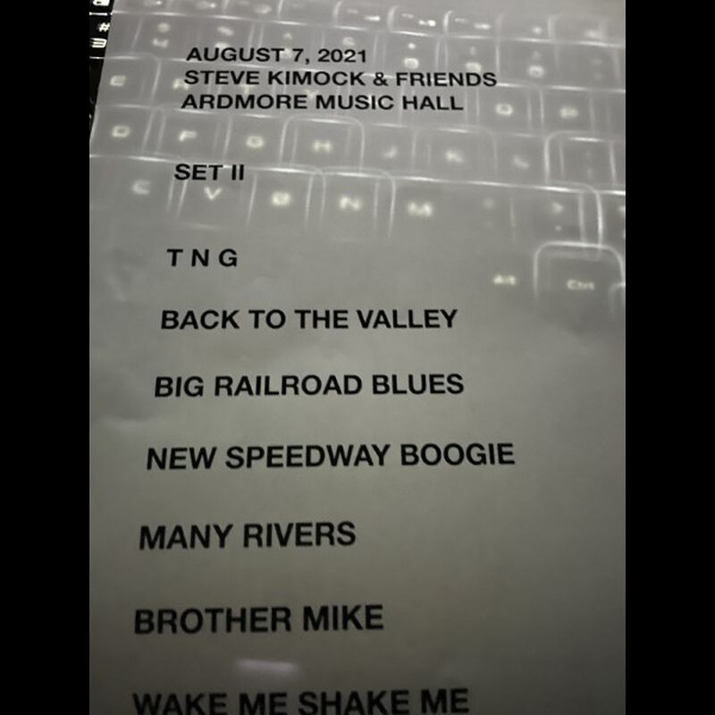 08/07/21 Ardmore Music Hall, Ardmore, PA 