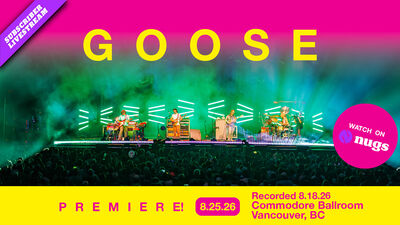 08/25/26 Premiere of 8-18-2026 Commodore Ballroom, Vancouver, BC 