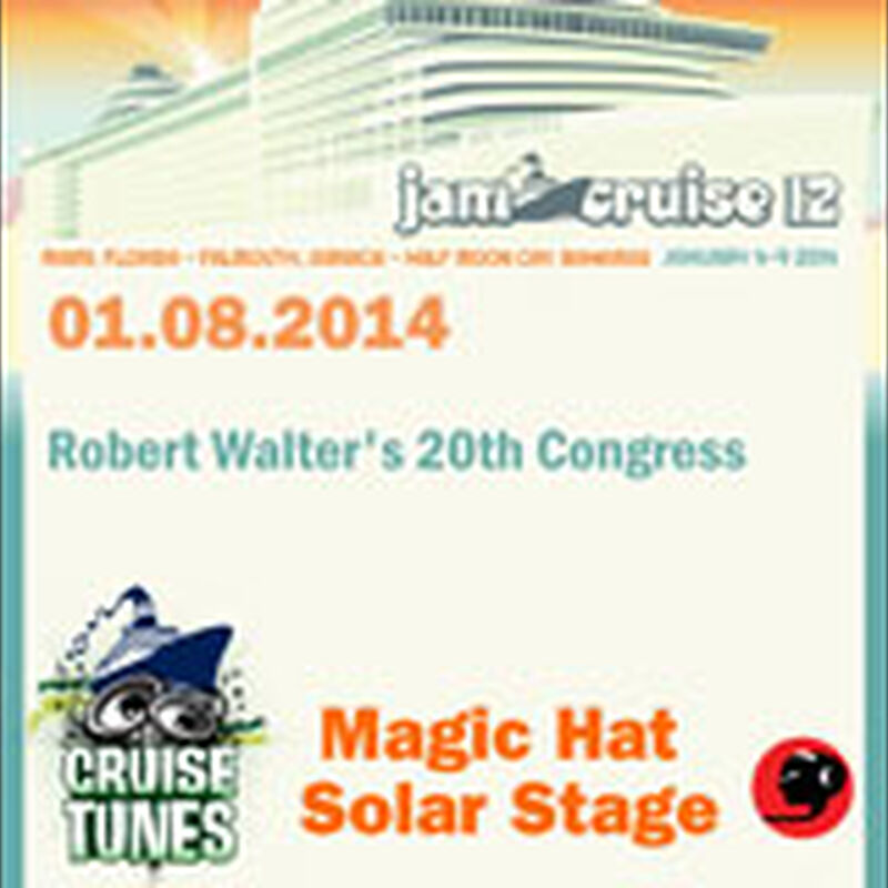 01/08/14 Magic Hat Solar Stage, Jam Cruise, US 